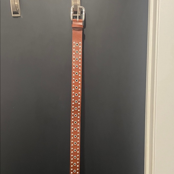 Isabel Marant Brown Belt with Silver Details - Picture 1 of 5